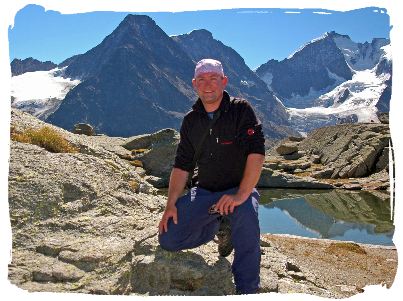 Gipfelkreuz auf dem Alphubel 4206 m �ber Meeresh�he