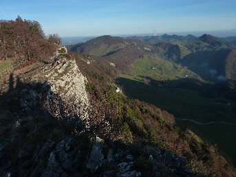 Blick vom Passwang zum Chellench�pfli